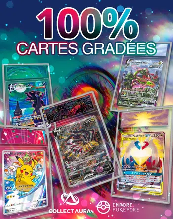 Des centaines de cartes gradés à 1€ pdd, AR, ALT, cadre Pikachu Van Gogh,