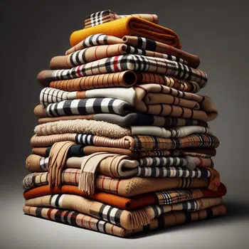 🚨 Live BURBERRY 100% écharpes