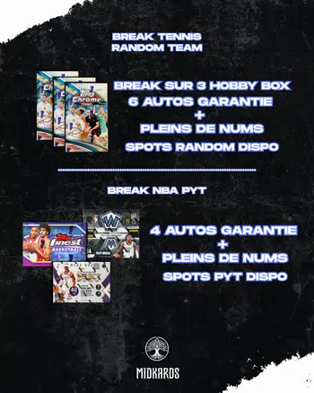 Brea NBA PYT + Break Topps Chrome 2025 Tennis Random Team (3hobby box)
