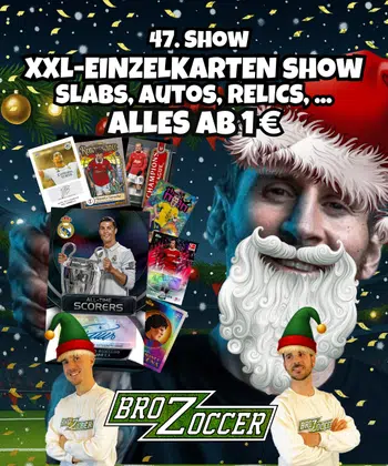 XXL-Einzelkartenstream ab 1€!😍100€ Gutscheine!🤑 Ersten Adventskästchen!🎁🎅🏼Slabs, Autos, Relics, ...!🤩