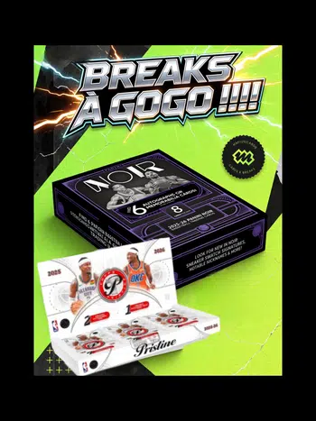 BREAK NBA TOPPS PRISTINE / CHROME BLACK NBA / UPDATE / MOTIF 1€ PRIX DE DEPART