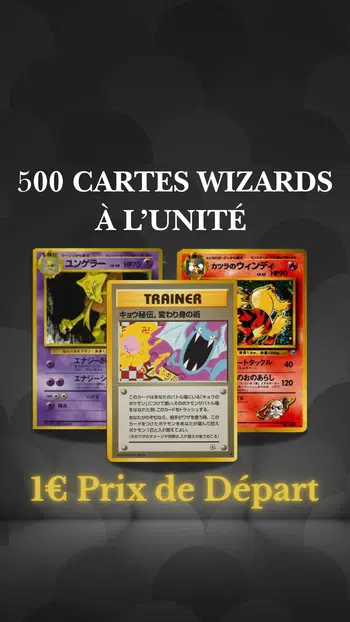 🔴🇯🇵 Show Wizards ! 300 cartes à l'unité - 1 € PDD