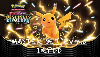 ✨ MASTER SET EV4.5 1€ PDD ✨ SCELLÉ ET CARTES À L’UNITÉ ✨