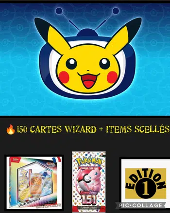 200 CARTES A L'UNITÉ ED1 WIZARD NEO ROCKET