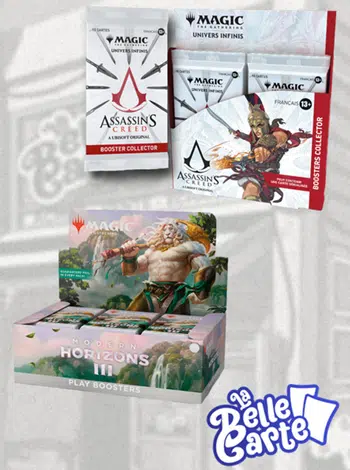 BOX BREAK PLAY BOOSTER MH3 & ASSASSIN'S CREED COLLECTOR !