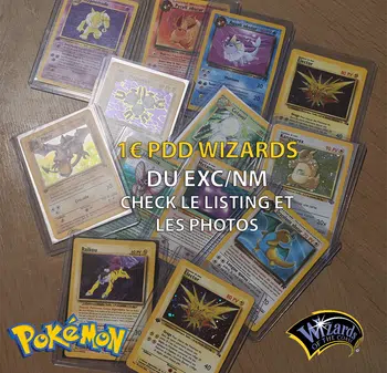 1€ PDD Wizards du exc/nm check le listing
