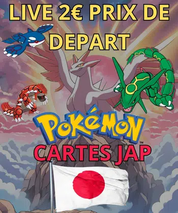 🔥 1ER LIVE - FULL CARTES POKEMON JAP - 2€ PDD 🔥