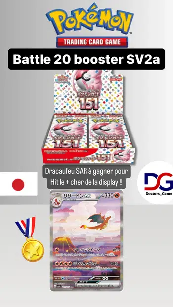 🇯🇵 Battle Display 151: Drac SAR et Mew Gold pour les meilleurs hit 🇯🇵