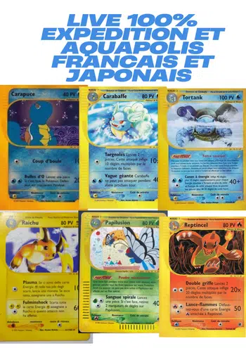 ✨ Live 100% Expédition et Aquapolis Français et japonais ✨ give acheteur