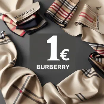 petit live 100% burberry 1euro