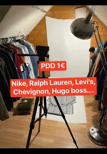 PDD1€ destockage Vinted, Nike, Armor-Lux, Hugo Boss...