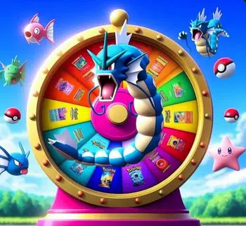 Roulette de la chance et black Jack Pokémon et Yu-Gi-Oh!! (cartes et items 1€ PDD)