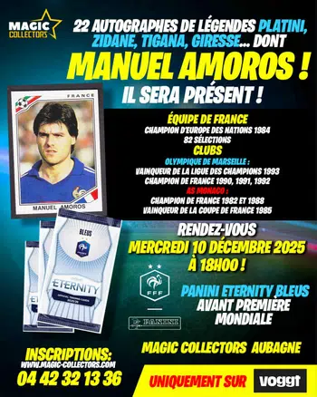 MANUEL AMOROS INVITÉ PRESTIGE !  LES BLEUS ETERNITY ! #PANINI Un show pour l'Eternité !
