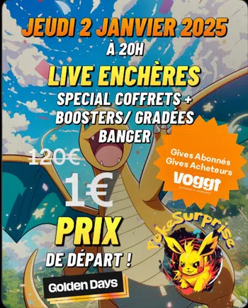 Spécial Coffrets +Booster/Gradées Banger à 1€ PDD