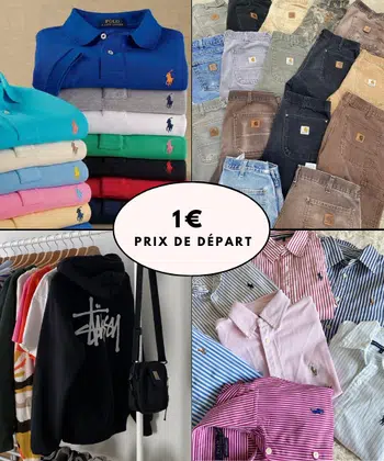 💥PDD 1€💥 Sneakers, Stussy, RL, TNF,  Lacoste, Carhartt + Giveaways 🎁