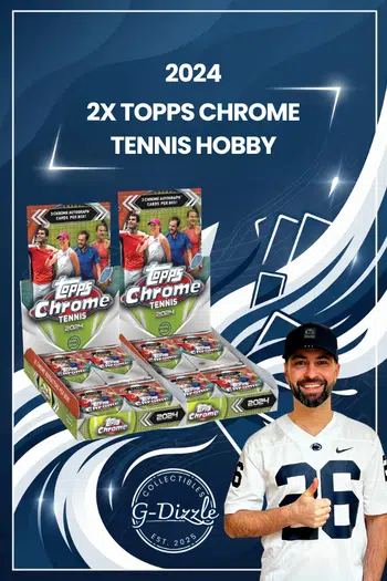 🎾 2x 2024 Topps Chrome Tennis Hobby – RANDOM COUNTRY – 22 Spots zum Fixpreis!