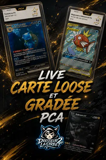 💥EVENEMENT LIVES CARTES LOOSE ET GRADEES PCA 💥