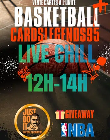 Live Chill 12H-14H Vente cartes à l'unité