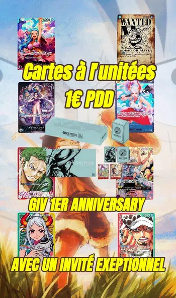 MEGA SHOW Cartes l'unitées 1€ PDD en duo pour la 1ere fois