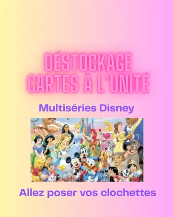 Disney Déstockage Cartes à l'unité