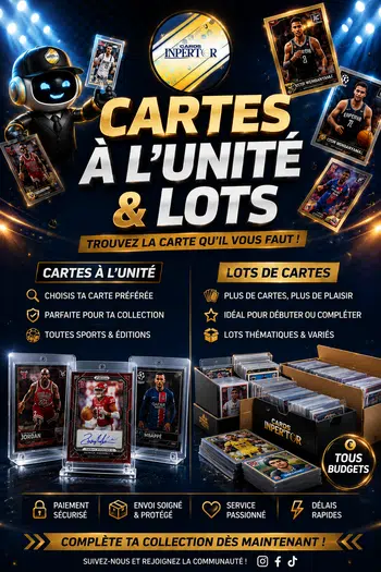 Live de carte à l'unité  + 100 cartes + lot PRIZM, REFRECTATOR + lot RC ( basket-ball, football)