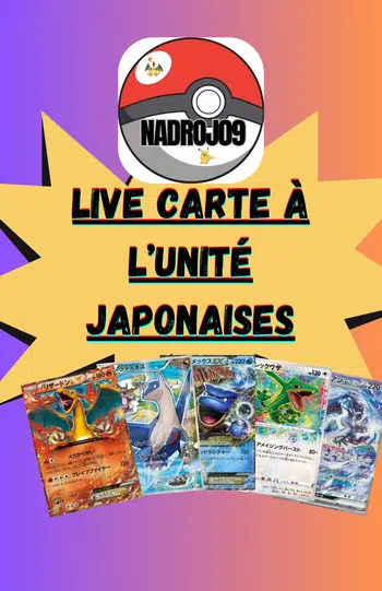 Live carte à l'unité japonaise