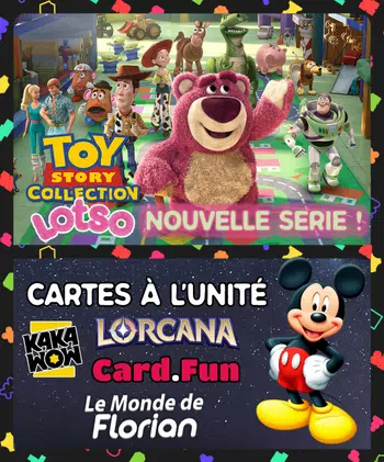 DISPLAY TOY STORY (Edition Lotso) + Carte a L'unité Disney