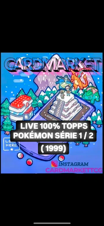 ENCHÈRE FLASH🔥BOXBREAK+TOPPS POKÉMON - SÉRIE 1/2🔥