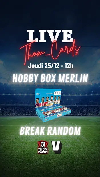 ⚽ BREAK - HOBBY BOX TOPPS MERLIN 2024/25 ! 💥