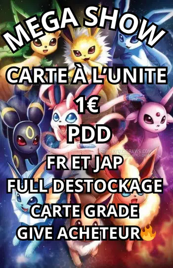 MEGA DESTOCKAGE 1€PDD CARTE A L’UNITÉ JAP ET FR 🔥