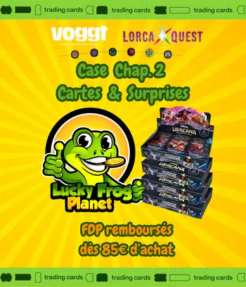 🐸🔥Show LORCANA en direct du LorcaQuest🔥🐸 Case Chap 2 + Cartes et Surprises 🔥🐸