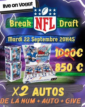 NFL topps Finest hobby gros break !