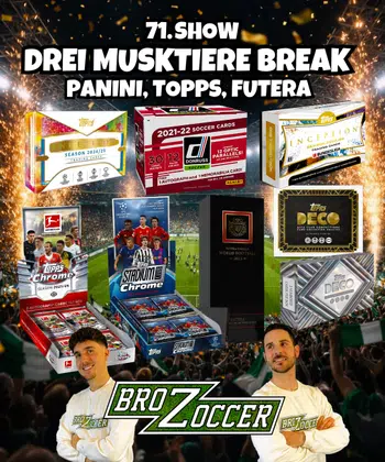 3 Musketiere Break!🥳 Topps Inception, Deco, Stadium Club!🔥Panini Donruss💥 Futera Unique!🎉PAYBACK DAYS!💸