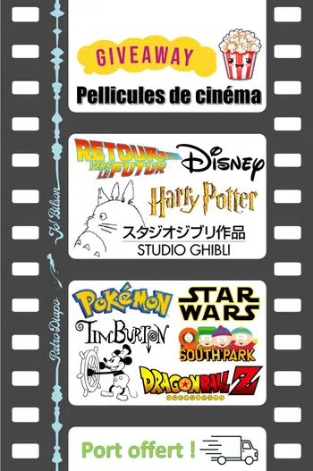 🎞️ Pellicules cinéma Multi-Films 🎥