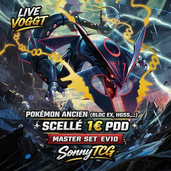 LIVE ÉVÉNEMENT 🔥 Pokémon Anciens (Bloc EX, HGSS,...) + Scellé 1€ PDD et Master set EV10 🔥🔥