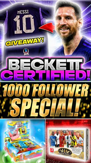 1000 FOLLOWER SPECIAL | Messi Trikot Giveaway | Free Break | Jerseys | Einzelkarten | Breaks