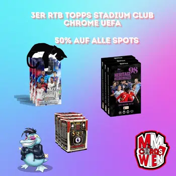 🔥3er Pyt Stadium Club Chrome UEFA🔥50% auf alle Spots per Auktion🔥