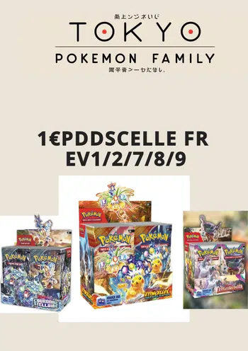 1€PDD SCELLE FRANCAIS DISPLAY/COFFRETS EV1-2-7-8-9