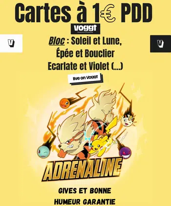 ❤️ Cartes 1€ PDD Bloc SL/EB/EV + Gives ❤️