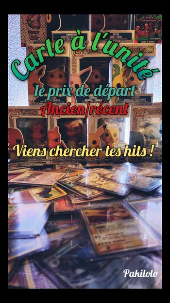 1 PDD Live carte a L'unité ( ancien et récent ) venez cherchez vos cartes chez PAKI !