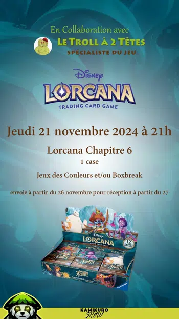 Lorcana chapitre 6 La Mer Azurite