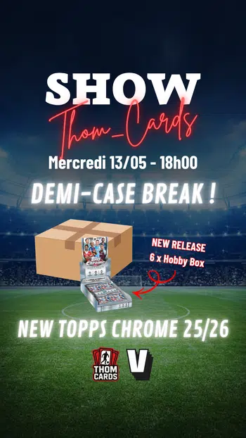 ⚽ DEMI-CASE BREAK // TOPPS CHROME UCC 25/26 ! 💥