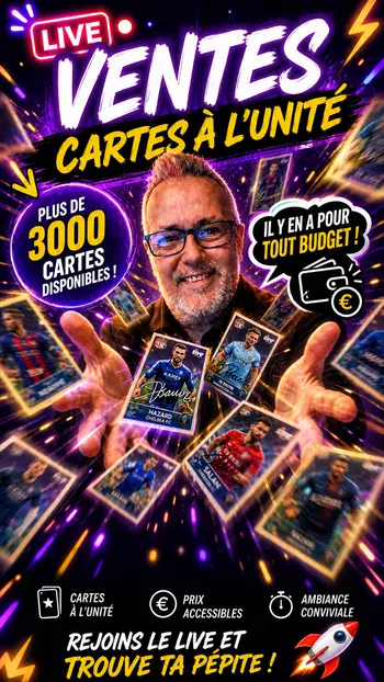 Live cartes à l'unité Foot