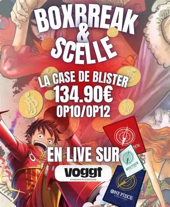 MOINS DE 6€ LE BLISTER ONE PIECE
