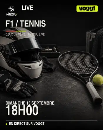 Sundy Night HOBBY !!!! F1 x TENNIS !!!!