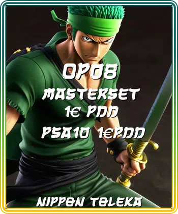 1€ PDD PSA10 et Masterset OP08 !