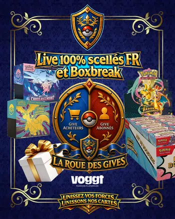 🎁⚔️ 100% POKEMON FR & 50 GIVEAWAY - LE RETOUR DE LA ROUE DES GIVES ⚔️⭐