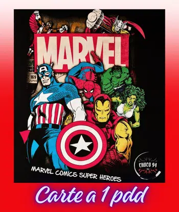 Show carte Marvel 1pdd