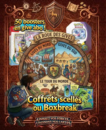 ⚔️🎁 50 GIVES / SCELLÉS BOXBREAK ME6 30 ANS ET ROUE DES GIVES ⚔️🎁