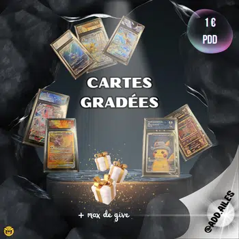 1€ PDD SHOW CARTES GRADÉES + LOOSE ET GIVE